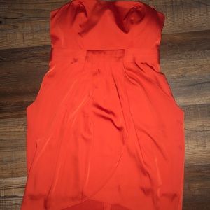 BCBG Strapless Dress with Pockets